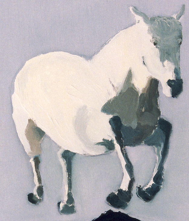 Das schwebende Pferd (Detail)