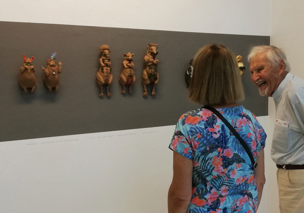 Sheep Universe, part of the exhibition "GARDEN OF CLAY"