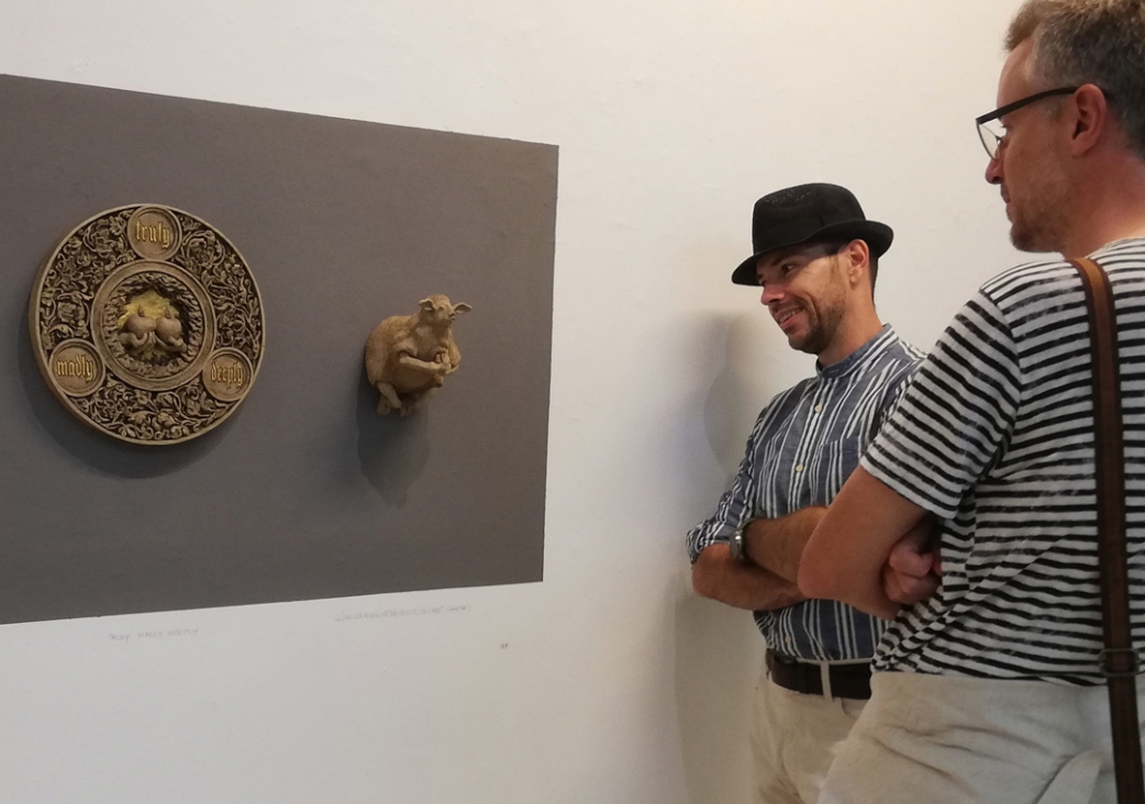 Sheep Universe, Teil der Ausstellung "GARDEN OF CLAY"