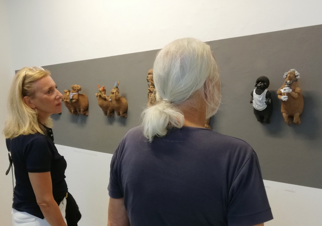 Sheep Universe, Teil der Ausstellung "GARDEN OF CLAY"