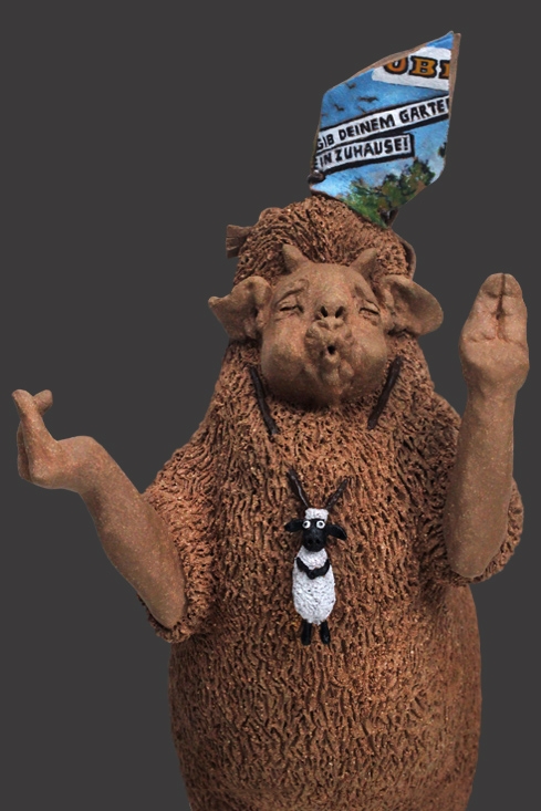 Gartensegnung: OVI ET OBI! <em>(Dem Schaf und OBI!)</em>